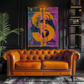 Immagine MONEY BENJAMIN su tela | Dettagli in acrilico